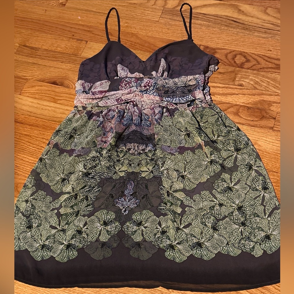 Staring at stars spaghetti strap empire waist dress size 10